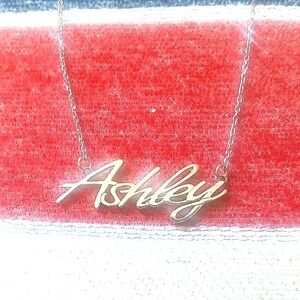 Silver Ashley Necklace On 925 Silver